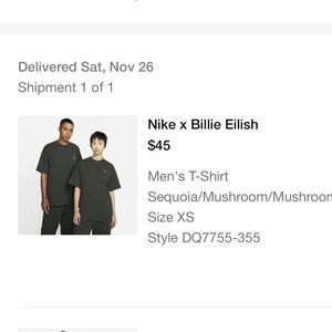 Nike x Billie Eilish T-Shirt